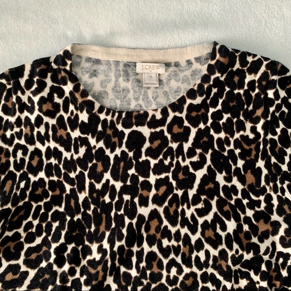 J. Crew Animal Print Top - Picture 4 of 5